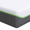 vidaXL Matras Medium zacht 140 x 190 cm Wit en Grijs