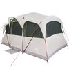 vidaXL Gezinstent Wit en Groen 435 x 255 x 216 cm Polyester en staal