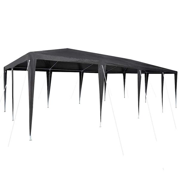 vidaXL Partytent Antraciet 800 x 400 x 266 cm Polyethyleen en Staal