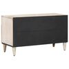 vidaXL TV-kast met opslag Wit 80 x 31,5 x 46 cm Massief Mango Hout