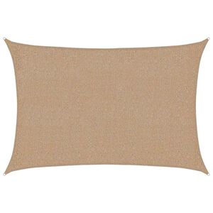 vidaXL Zonnezeil 160 g/m&sup2; 2x2,5 m HDPE taupe