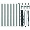 vidaXL Afrasteringspaal Groen 25 x 0,8 m (40 x 40 mm gaas)