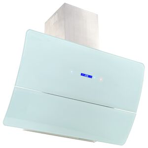 vidaXL Wandafzuigkap 756 m&sup3;/u 90 cm roestvrij staal wit