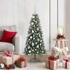 vidaXL Kunstkerstboom Groen 55 x 55 x 120 cm PVC en Plastic en Staal