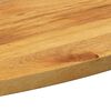 vidaXL Tafelblad ovaal 140x50x2,5 cm massief mangohout