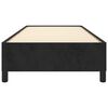 vidaXL Bedframe fluweel zwart 90x200 cm