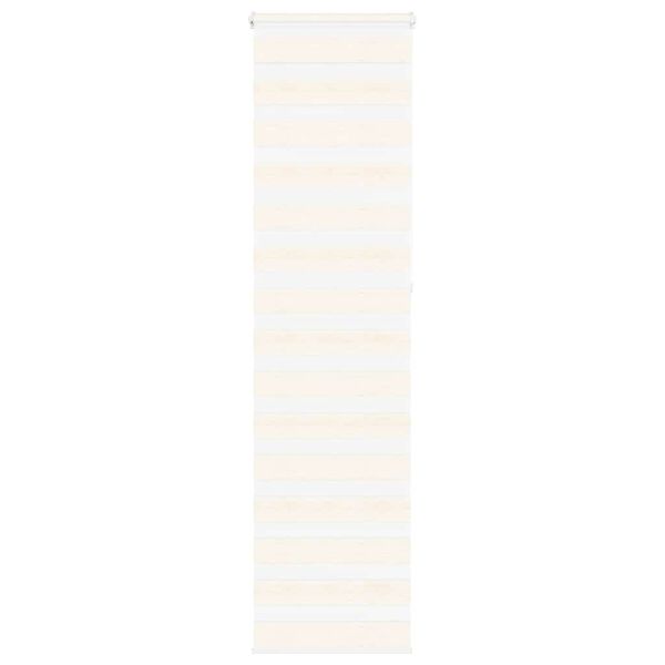 vidaXL Zebra rolgordijn 55x230 cm stofbreedte 50,9 cm marmerbeige
