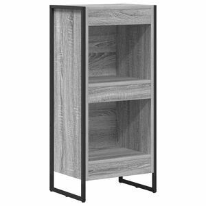 vidaXL Boekenkast 40 x 30 x 86,5 cm Bewerkt hout Grijs Sonoma
