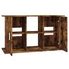vidaXL Aquariumstandaard 101x41x58 cm bewerkt hout gerookt eikenkleur