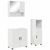 vidaXL Badkamermeubelset 3 st Hoogglans wit 61 x 35 x 64 cm