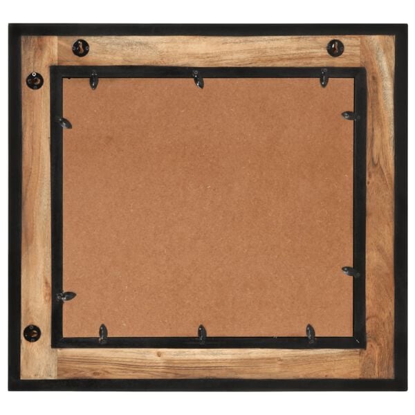 vidaXL Badkamerspiegel 60x1x55 cm massief acaciahout