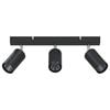 vidaXL Plafondspot met schijnwerpers Zwart 38 x 5,5 x 16,5 cm Metaal