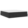 vidaXL Ottoman bed met matrassen 180x200cm fluweel zwart