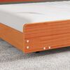 vidaXL Bedframe Bruin 90 x 200 cm Massief grenenhout