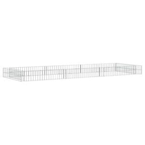 vidaXL Gabion plantenbak verhoogd 300x100x20 cm gegalvaniseerd staal