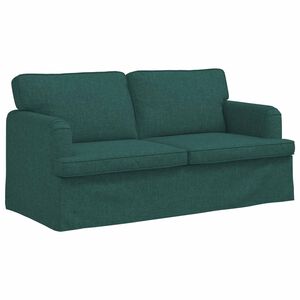 vidaXL Bank Donkergroen 162 x 80 x 85 cm Stof