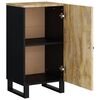 vidaXL Dressoir met deur 40x31x75 cm massief mangohout