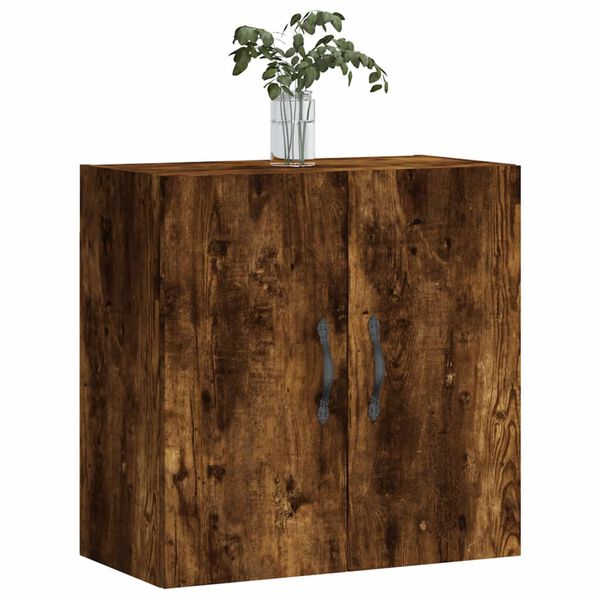 vidaXL Wandkast 60x31x60 cm bewerkt hout gerookt eikenkleurig