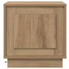 vidaXL Nachtkastje 2 pcs Artisan Eiken 44 x 34,5 x 45 cm Bewerkt hout