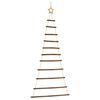 vidaXL Hangende kerstboom met topster 74x150 cm natuurlijke tak