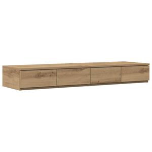 vidaXL Bedlades Artisan Eiken 120 x 36,5 x 16,5 cm Bewerkt hout
