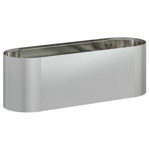 vidaXL Verhoogd Tuinbed Gegalvaniseerd staal 120 x 40 x 40 cm