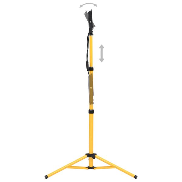 vidaXL Spotlight met statief LED 2x50 W koudwit