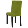 vidaXL Eetkamerstoelen 6 st fluweel lichtgroen