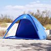 vidaXL Strandtent waterdicht azuurblauw