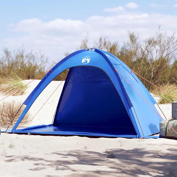 vidaXL Strandtent waterdicht azuurblauw