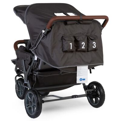 CHILDHOME Drielingbuggy antraciet