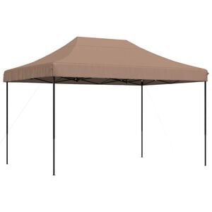 vidaXL Partytent inklapbaar pop-up 410x279x315 cm bruin