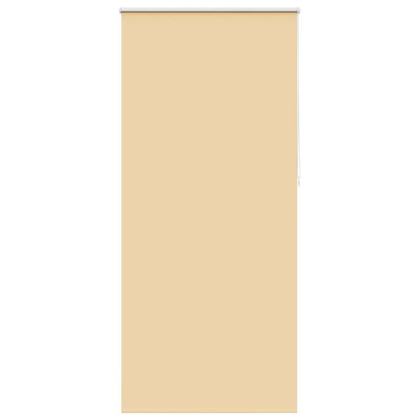 vidaXL Rolgordijn verduisterend 84,4 x 230 cm stofbreedte 80 cm beige