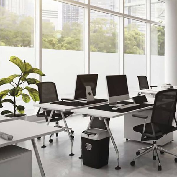 Easyprotec Raamfolie permanent mat 90x250 cm grijs