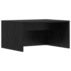 vidaXL Wandbureau met opslag Zwart Eiken 60 x 45 x 30 cm Bewerkt hout