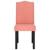 vidaXL Eetkamerstoelen 4 st fluweel roze