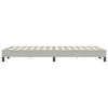 vidaXL Bedframe zonder matras 120x220 cm fluweel lichtgrijs