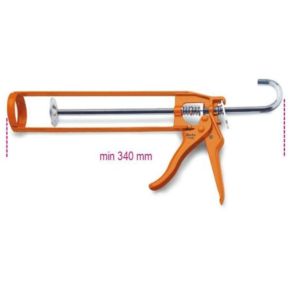 Beta Tools Kitpistool 1749 met gelakt metalen blad