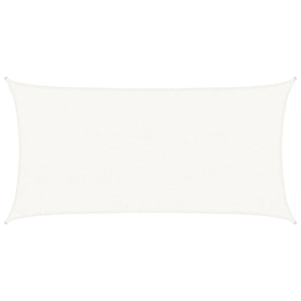 vidaXL Zonnezeil 160 g/m&sup2; 2x3,5 m HDPE wit