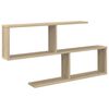 vidaXL Wandplank Sonoma Eiken 100 x 12 x 50,5 cm Bewerkt hout