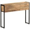 vidaXL Plantenbak 90x20x68 cm ruw mangohout