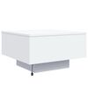 vidaXL Salontafel met LED-verlichting 55x55x31 cm wit