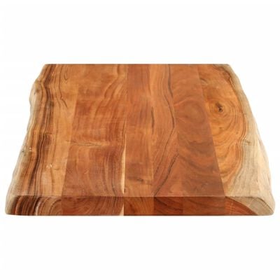 vidaXL Tafelblad rechthoekig natuurlijke rand 100x60x2,5 cm acaciahout