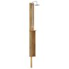 vidaXL Buitendouche 257 cm Massief Acacia Hout en Roestvrijstaal Wit