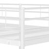 vidaXL Stapelbed zonder matras 75x190 cm staal wit