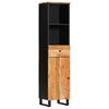 vidaXL Badkamerwandkast 38x33x160 cm massief acaciahout