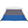 vidaXL Tent met LED 6-persoons snelontgrendeling lichtblauw