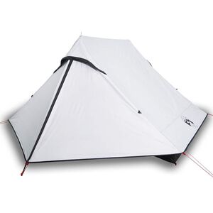 vidaXL Tent 2-persoons waterdicht verduisterend stof wit