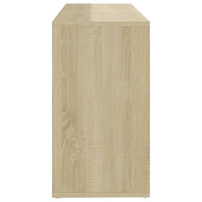 vidaXL Schoenenbank 103x30x54,5 cm bewerkt hout wit sonoma eikenkleur