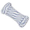 vidaXL Multifunctioneel gebruikstouw 3 mm 50 m Wit en Blauw PP